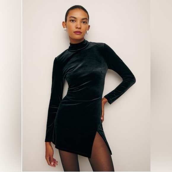 Reformation Velvet Dress - Picture 2 of 14